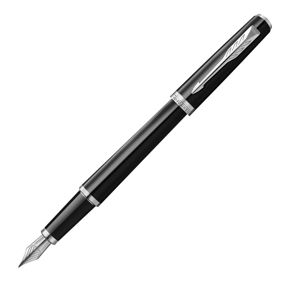 PARKER 派克 子午線Meridian系列 麗雅黑白夾 鋼筆 F尖