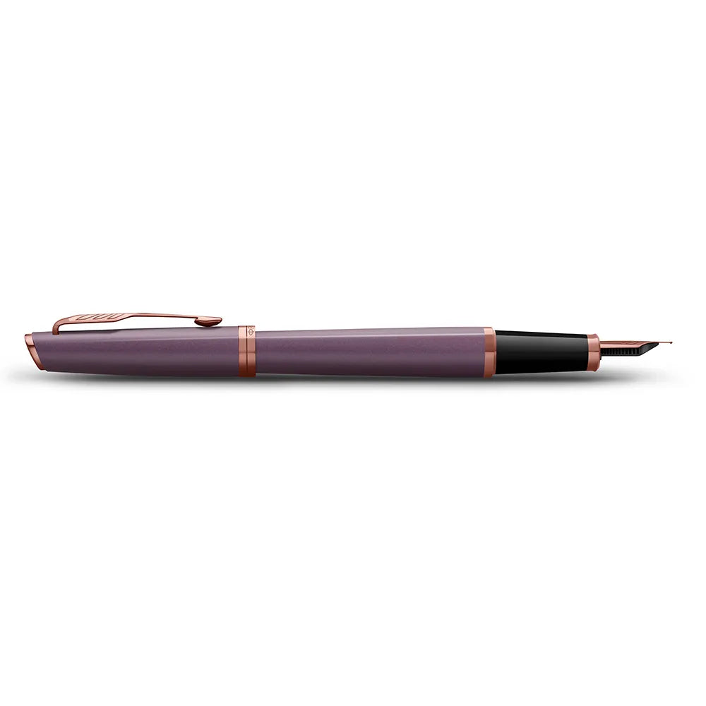 PARKER 派克 子午線Meridian系列 凝紫玫瑰金 鋼筆 F尖