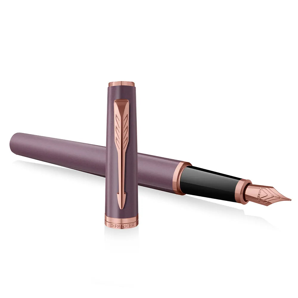 PARKER 派克 子午線Meridian系列 凝紫玫瑰金 鋼筆 F尖