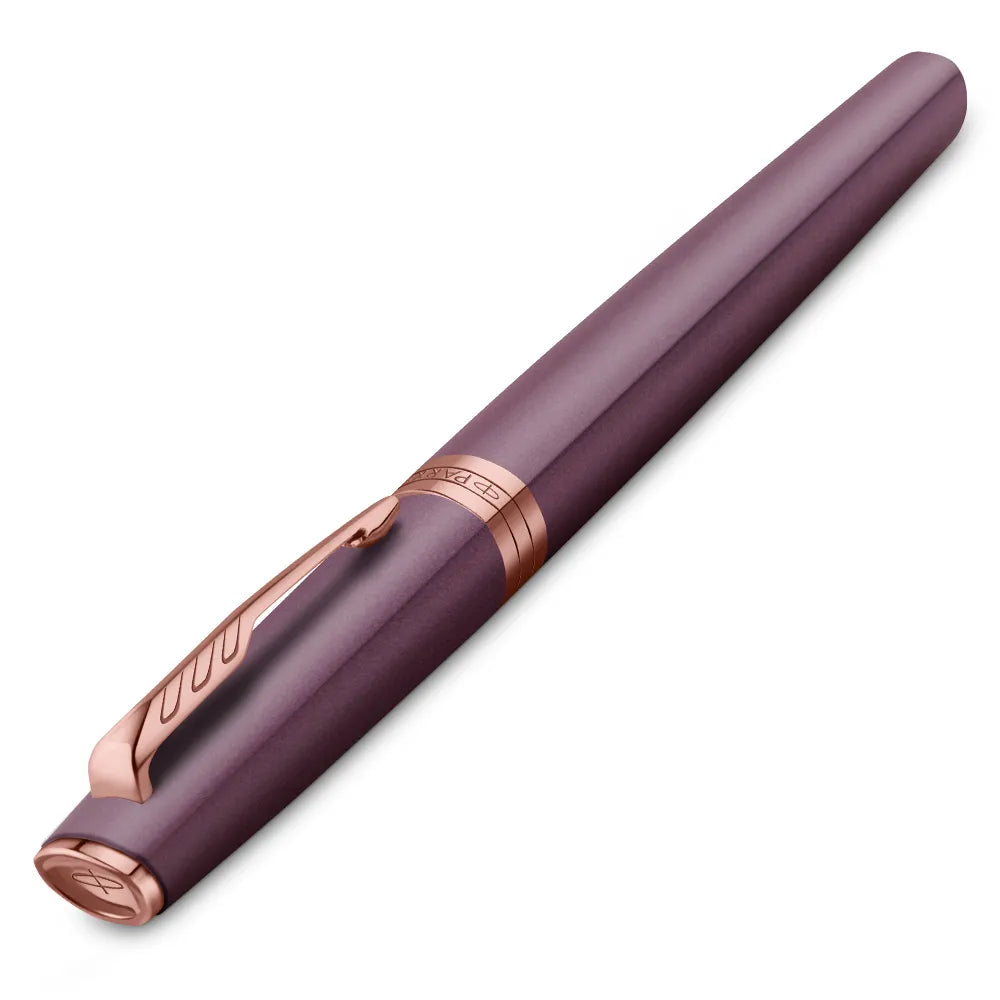 PARKER 派克 子午線Meridian系列 凝紫玫瑰金 鋼筆 F尖