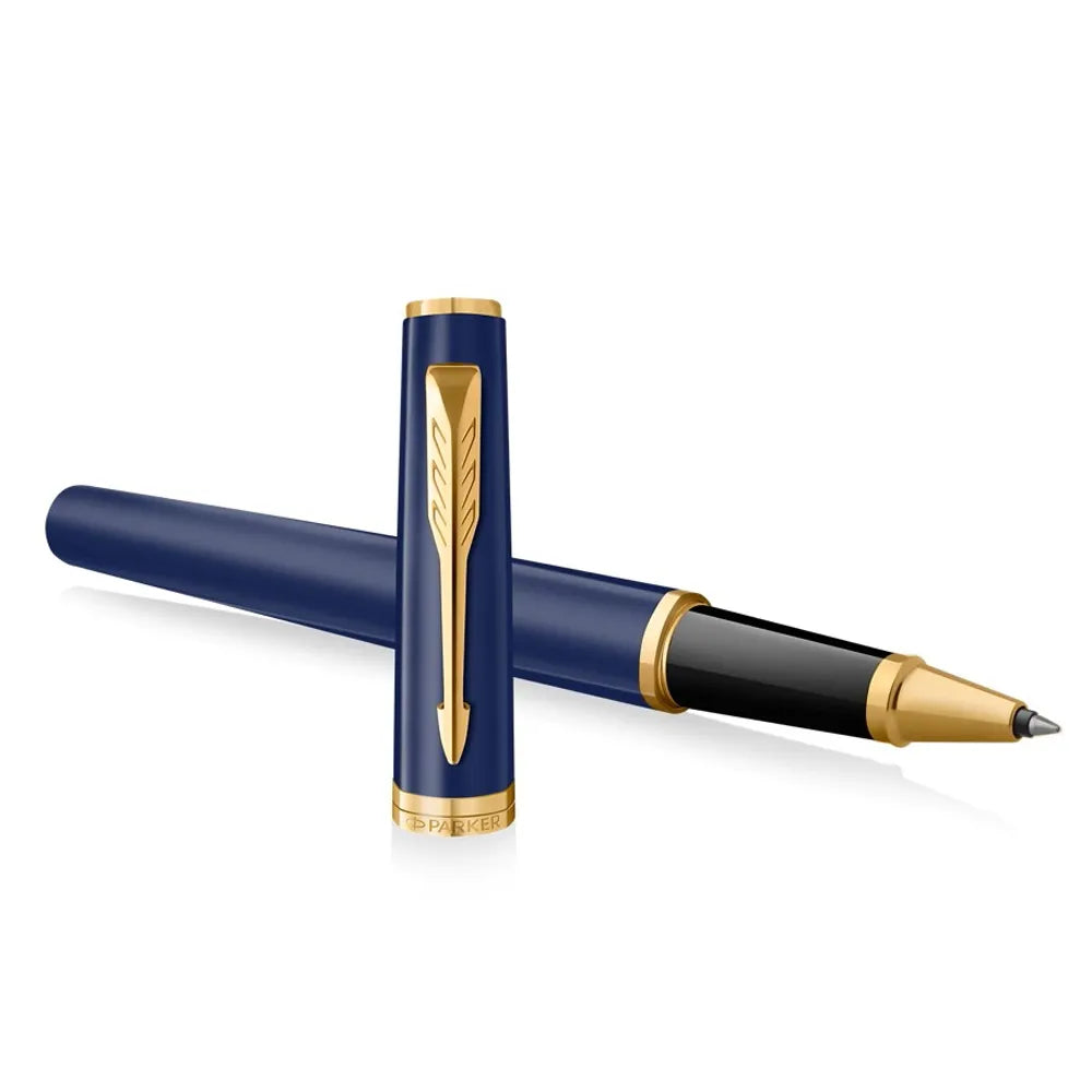 PARKER 派克  子午線Meridian系列 寶藍金夾 鋼珠筆