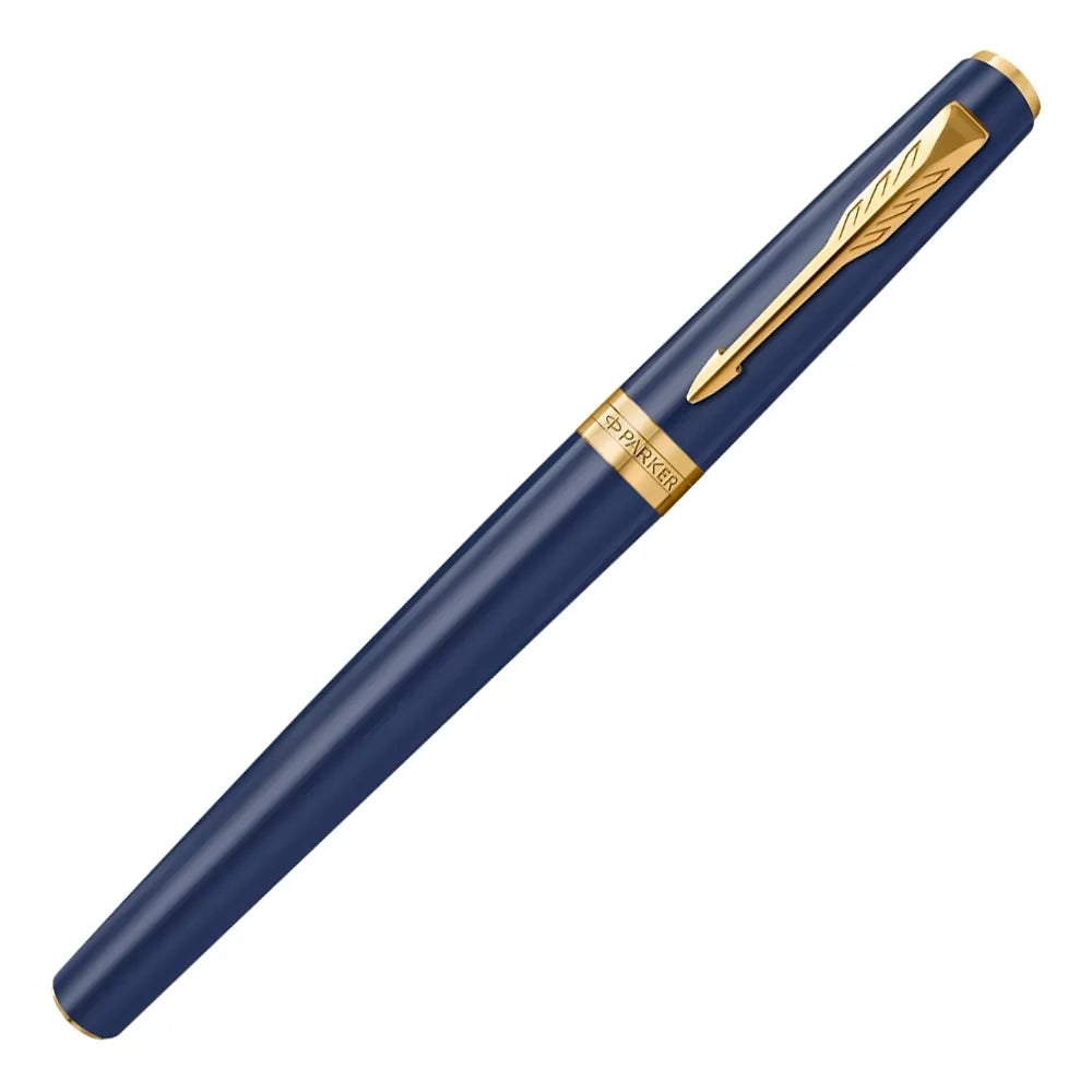 PARKER 派克  子午線Meridian系列 寶藍金夾 鋼珠筆