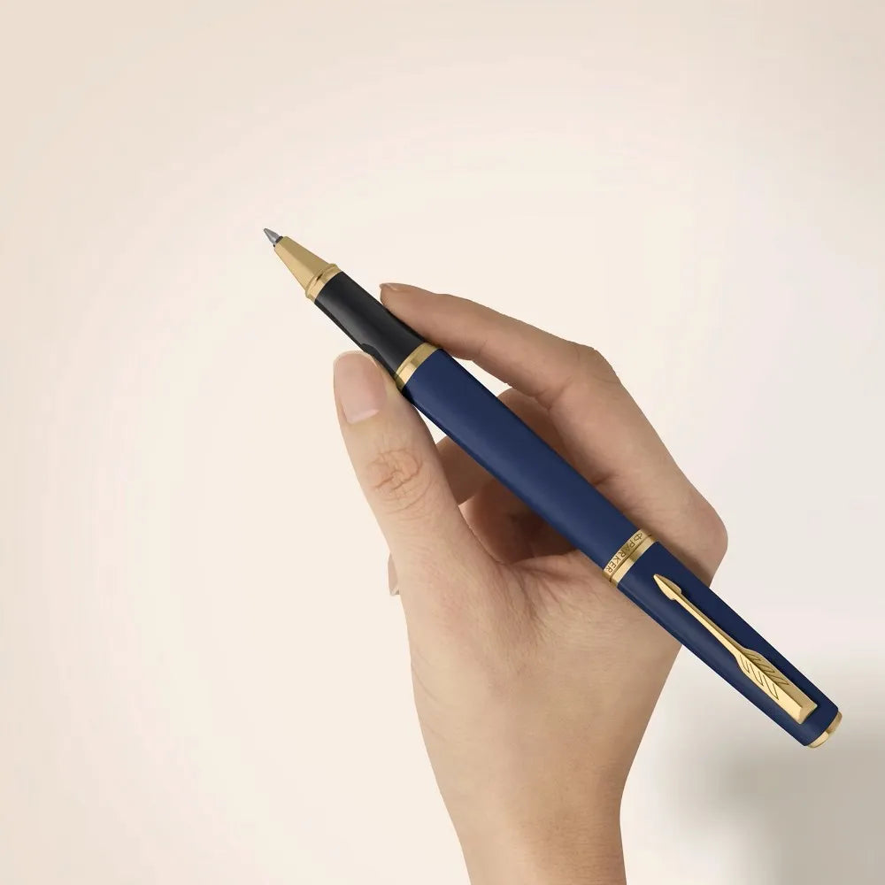 PARKER 派克  子午線Meridian系列 寶藍金夾 鋼珠筆