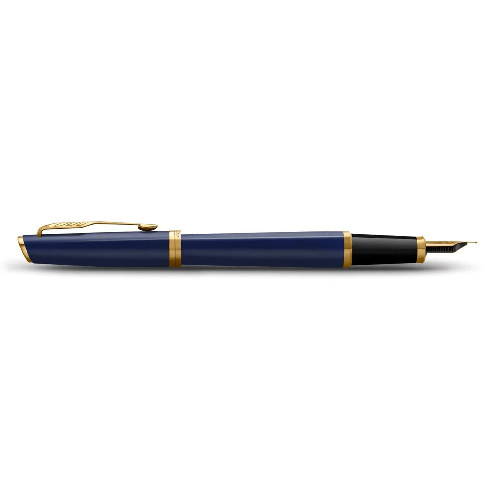 PARKER 派克  子午線Meridian系列 寶藍金夾 鋼筆 F尖