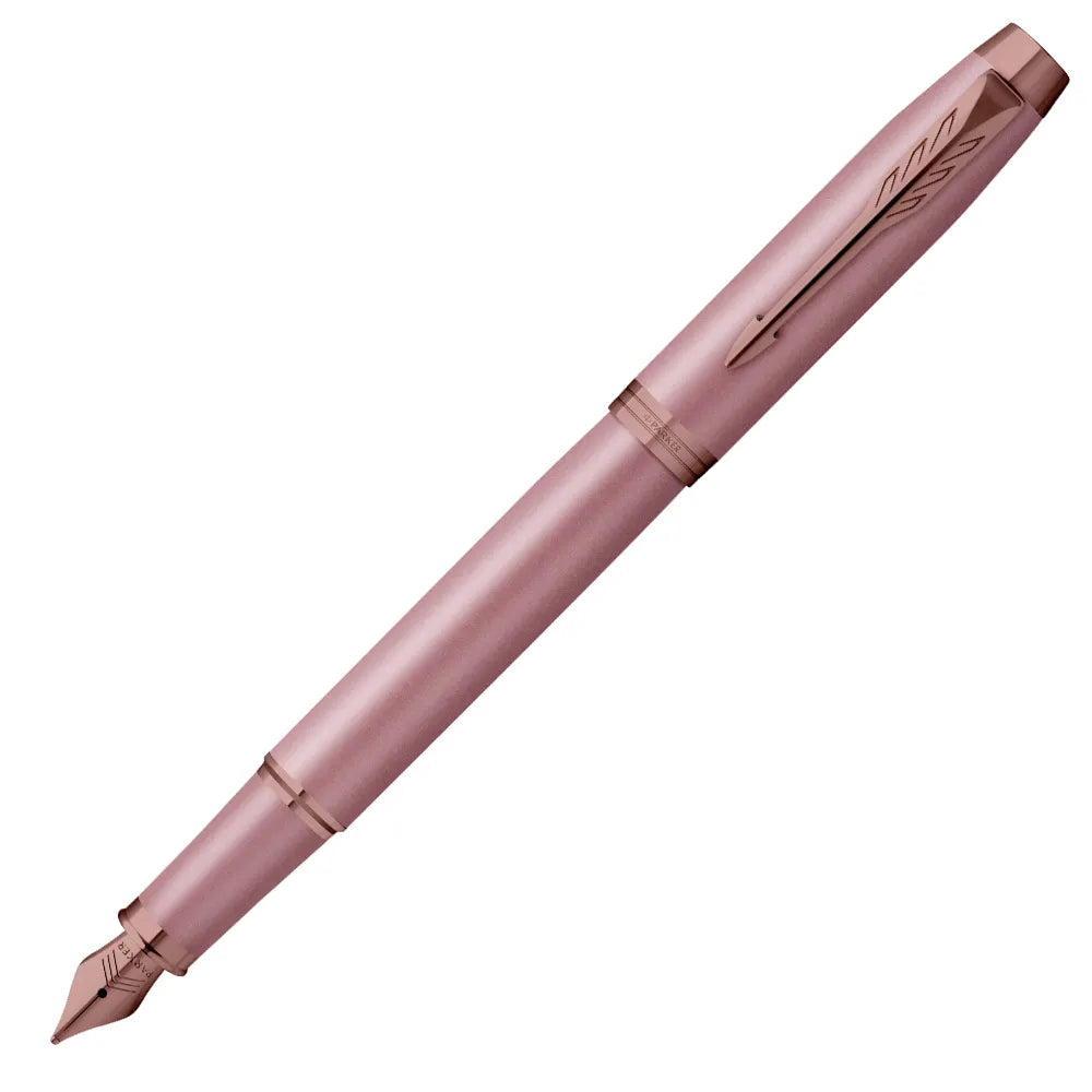 PARKER 派克  新IM金屬系列 柔光粉 鋼筆 F尖
