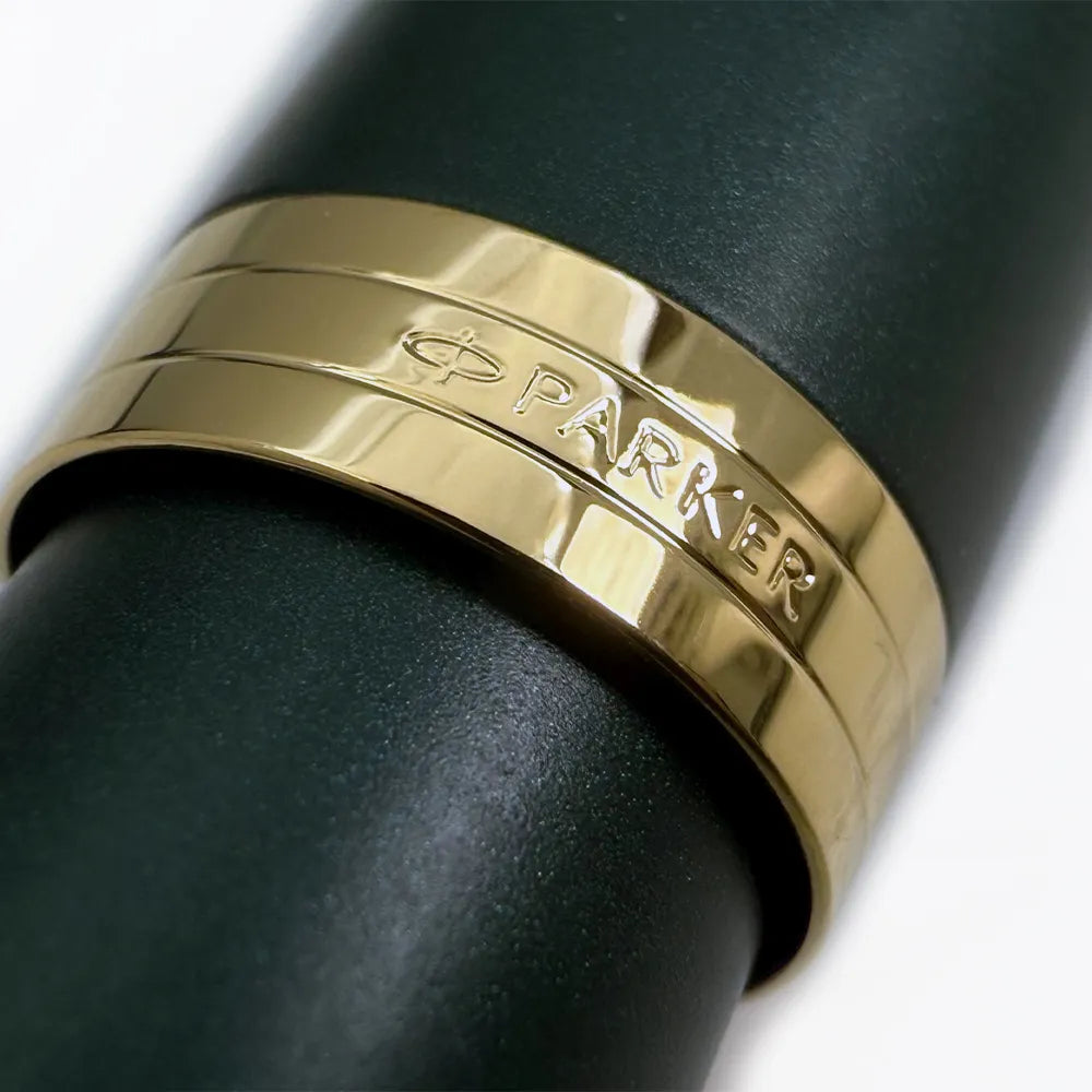 PARKER  新IM金屬系列 鎏金綠 鋼筆 F尖