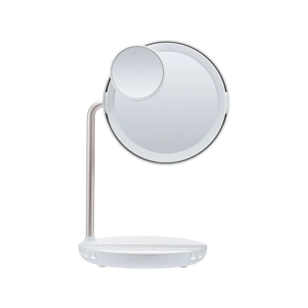 recolte   【Festino】 LED Fan Mirror 柔光微風化妝鏡(SMHB-032)簡約白