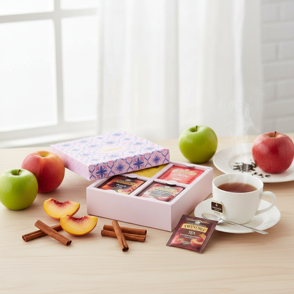 TWININGS 唐寧茶優雅時光品味組 共28入(皇家伯爵/英倫早餐/香甜蜜桃/異國香蘋)