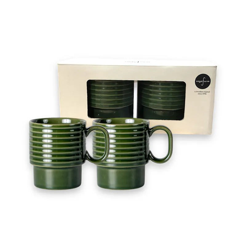 【瑞典 sagaform】Coffee & More 咖啡杯2入組 250ml