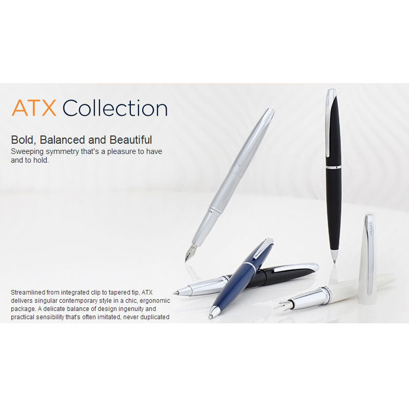 CROSS ATX 亮鉻鋼珠筆 885-2