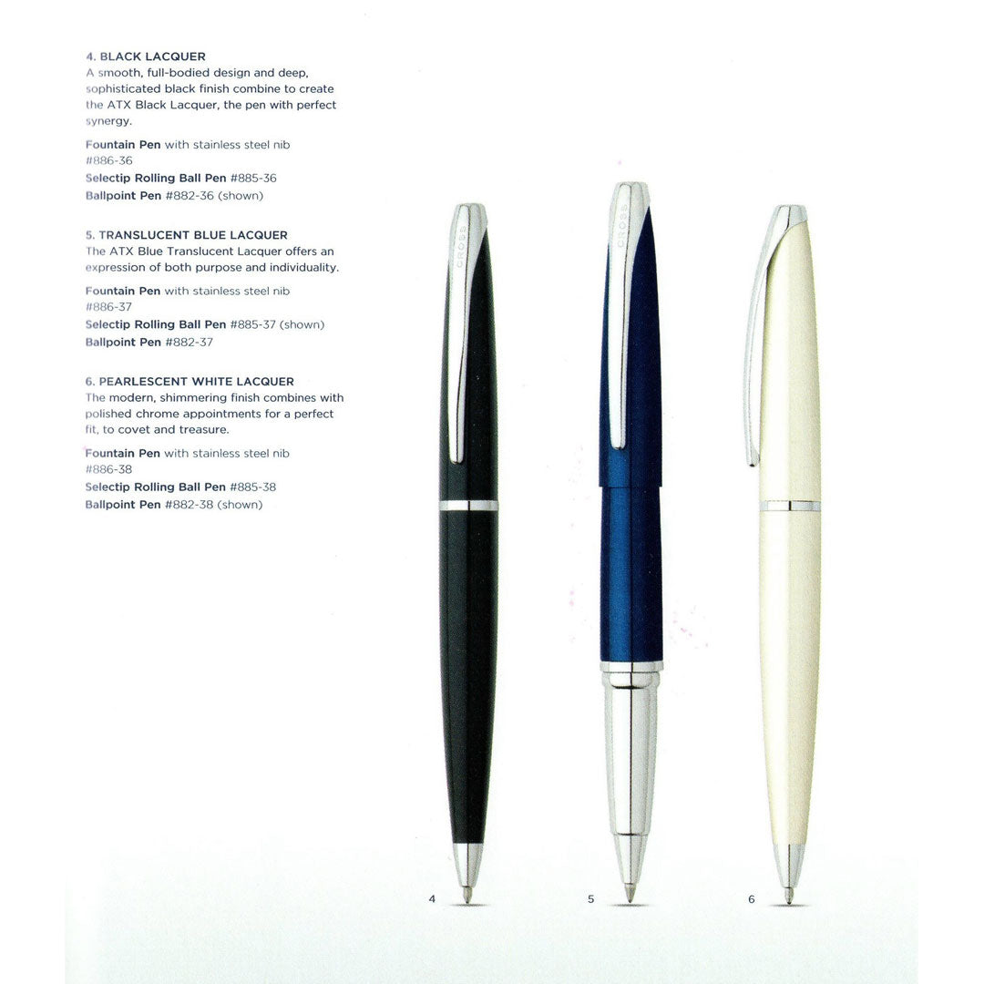 CROSS ATX 寶藍鋼筆 886-37