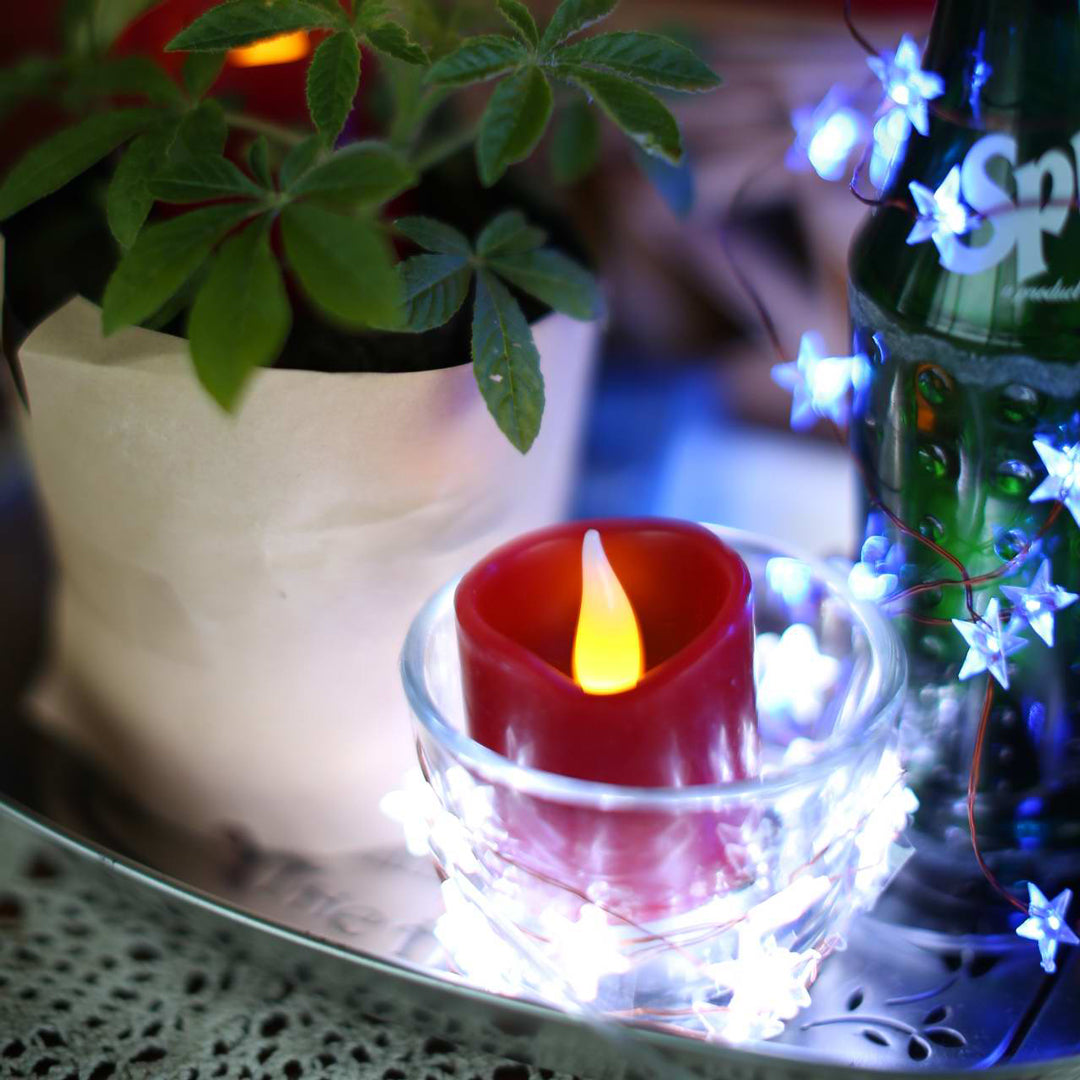 細緻波浪小蠟燭