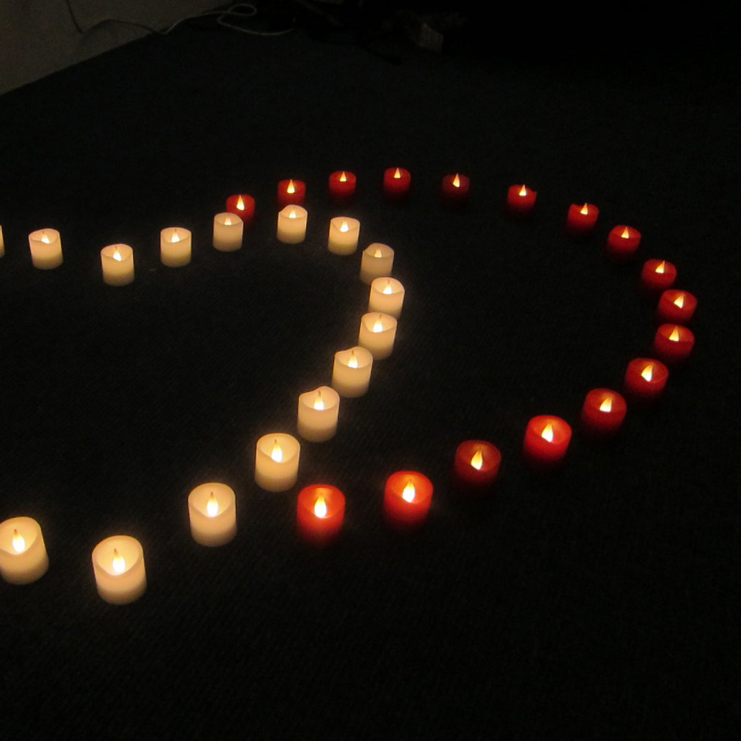 細緻波浪小蠟燭