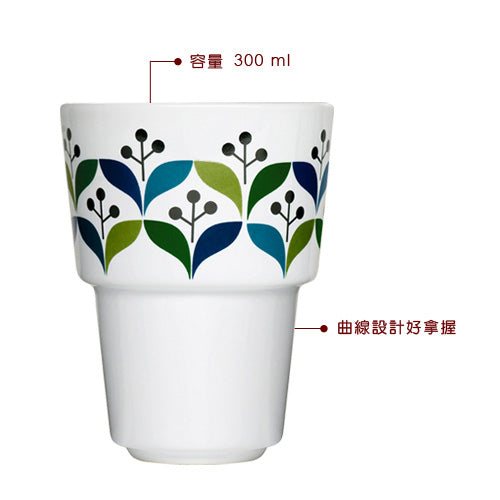 瑞典 Sagaform Retro手握杯(復刻花2入)