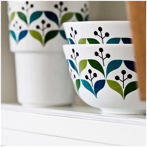 瑞典 Sagaform Retro手握杯(復刻花2入)