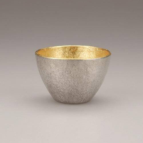 能作 純錫金箔清酒杯