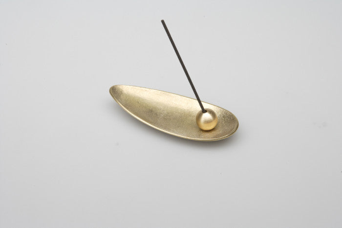 能作 竹葉薰香盤