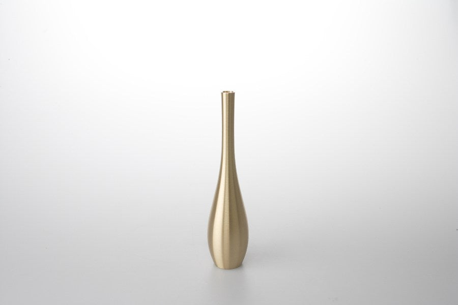 能作 曾呂利花瓶 黃銅 S