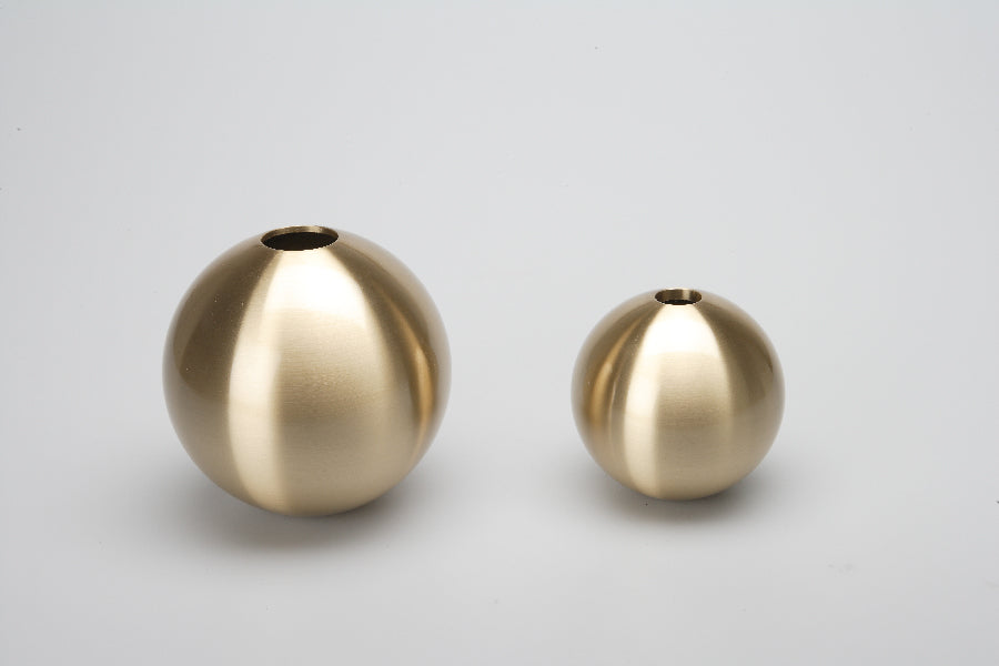 能作 銅球花瓶 L