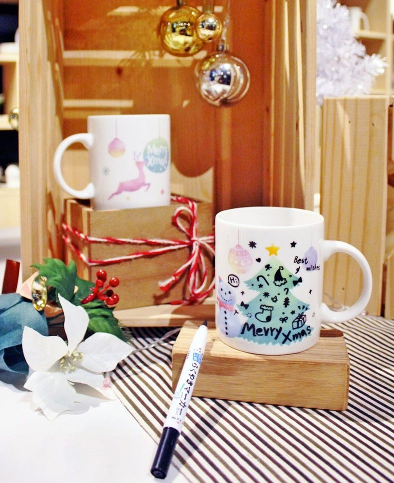 集瓷 cocera 手繪耶誕杯