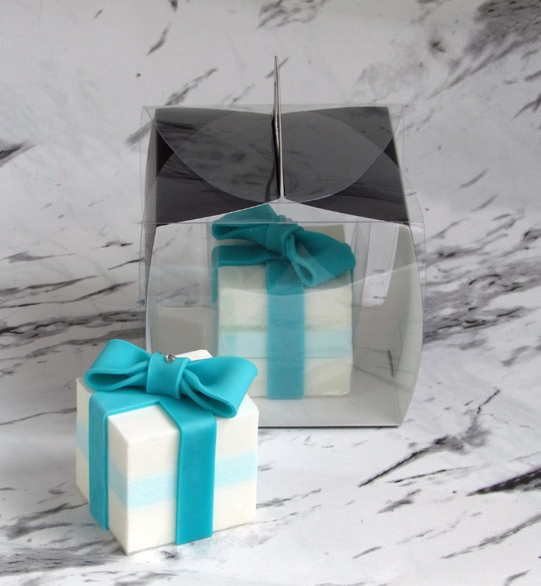 G's Life 單入蛋糕香皂禮盒 藍色緞帶