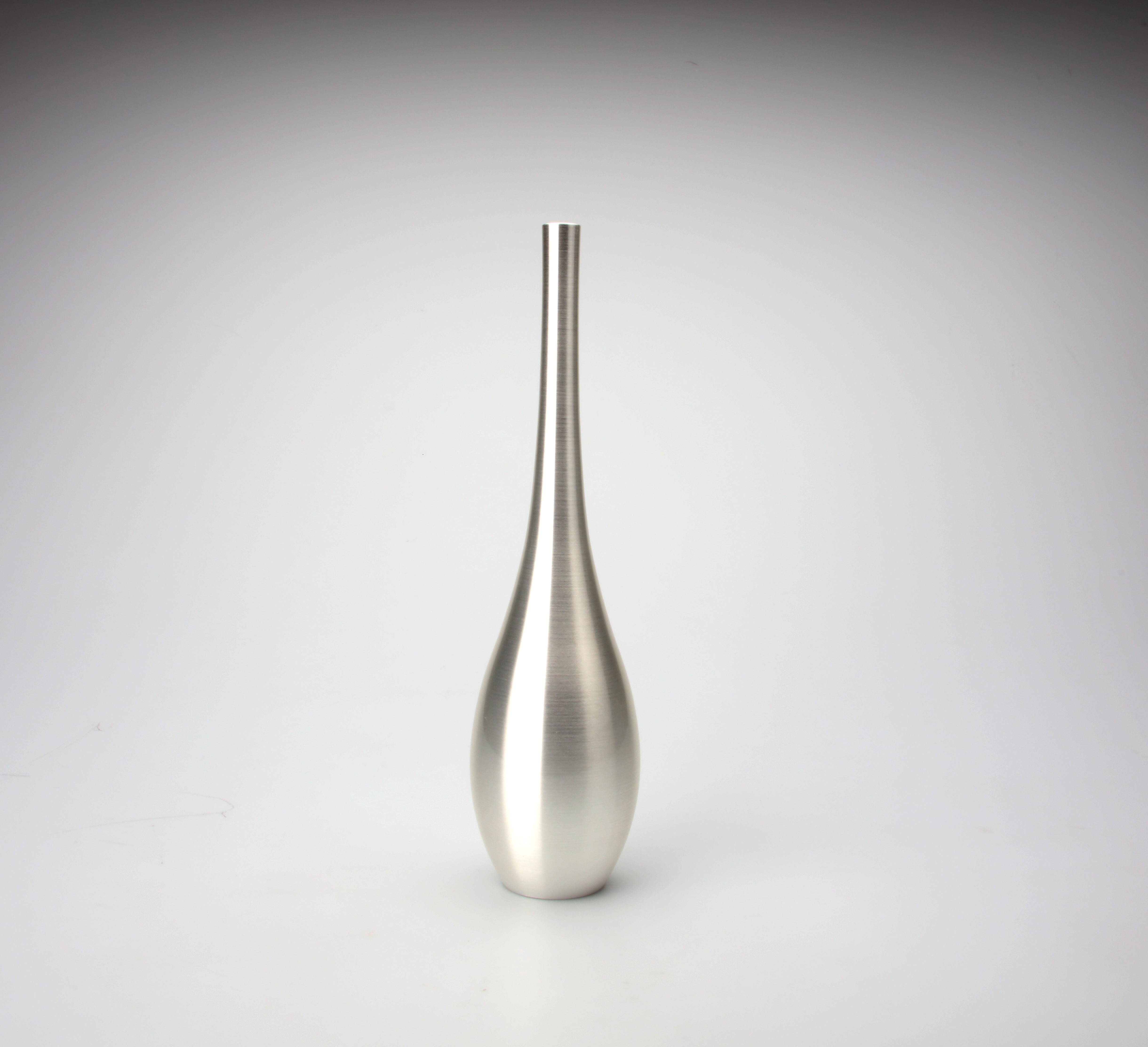 日本能作 銀彩曾呂利花瓶 -L