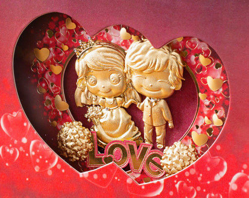 凱馨 世紀婚禮 Yes, I do.黃金箔 王子與公主的幸福起點 (紅色西式) (附保證書、提袋)