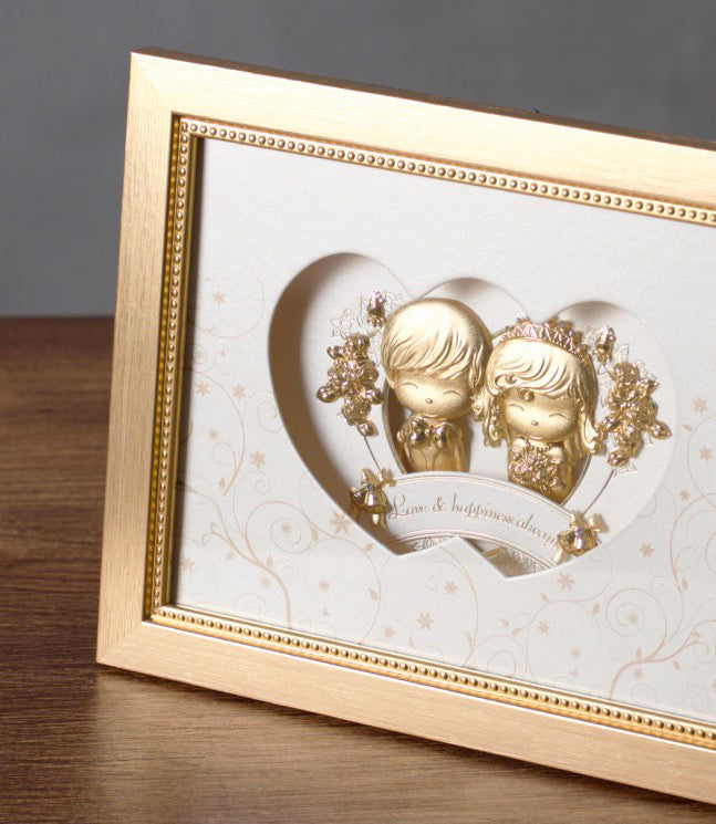 凱馨 世紀婚禮 Yes, I do.黃金箔 王子與公主的幸福起點 (白色西式) (附保證書、提袋)