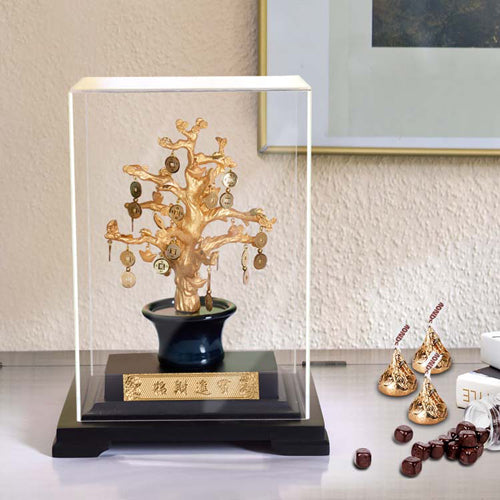 凱馨 金箔招財許願樹