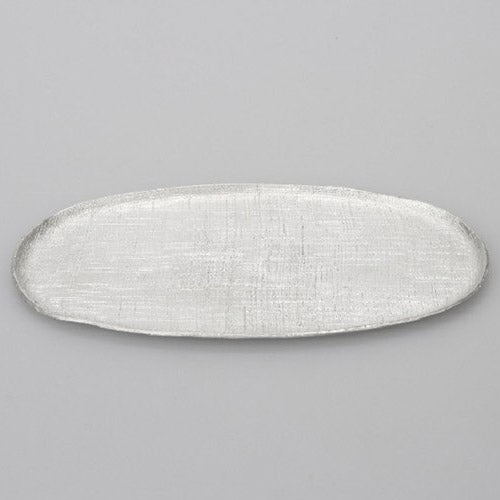 日本 能作 純錫橢圓小長盤