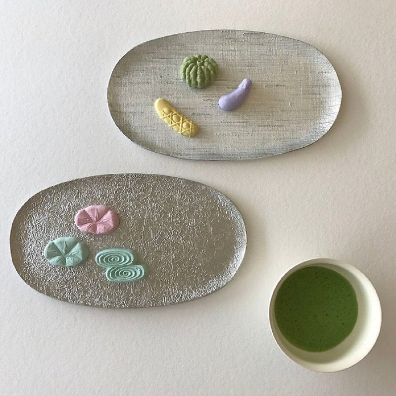 日本 能作 純錫橢圓小長盤