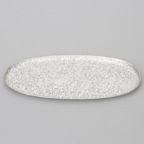 日本 能作 純錫橢圓小長盤