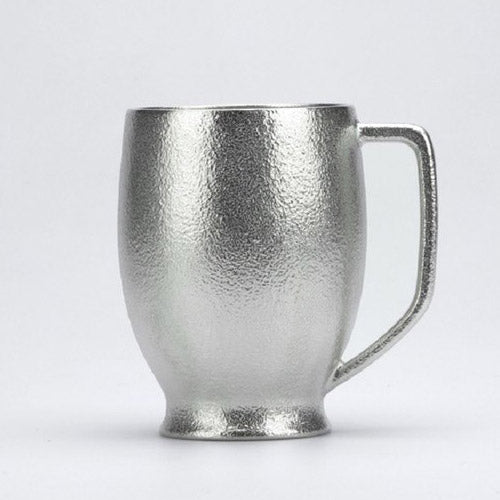 日本 能作 純錫圓肚啤酒杯