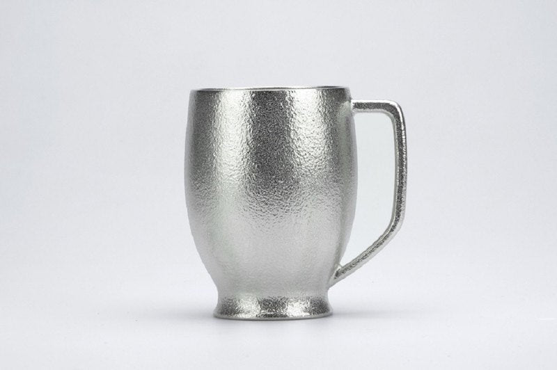 日本 能作 純錫圓肚啤酒杯