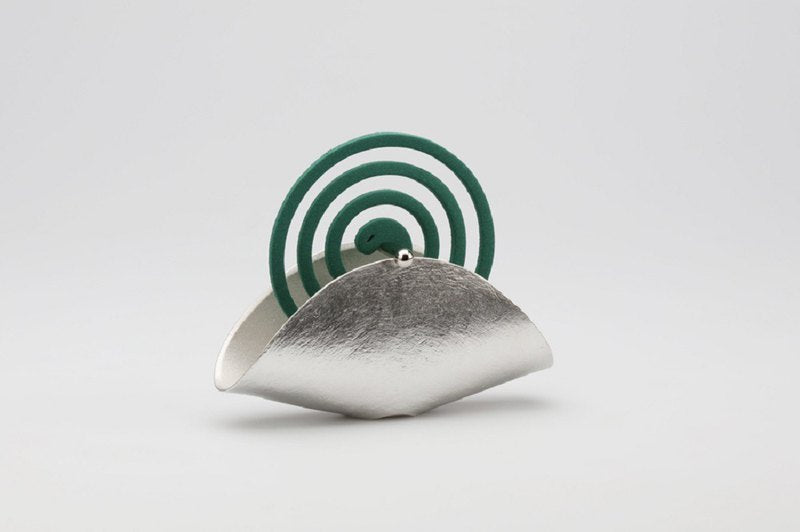 日本 能作 純錫直立環香座