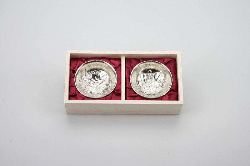 日本 能作 純錫祝賀喜杯組