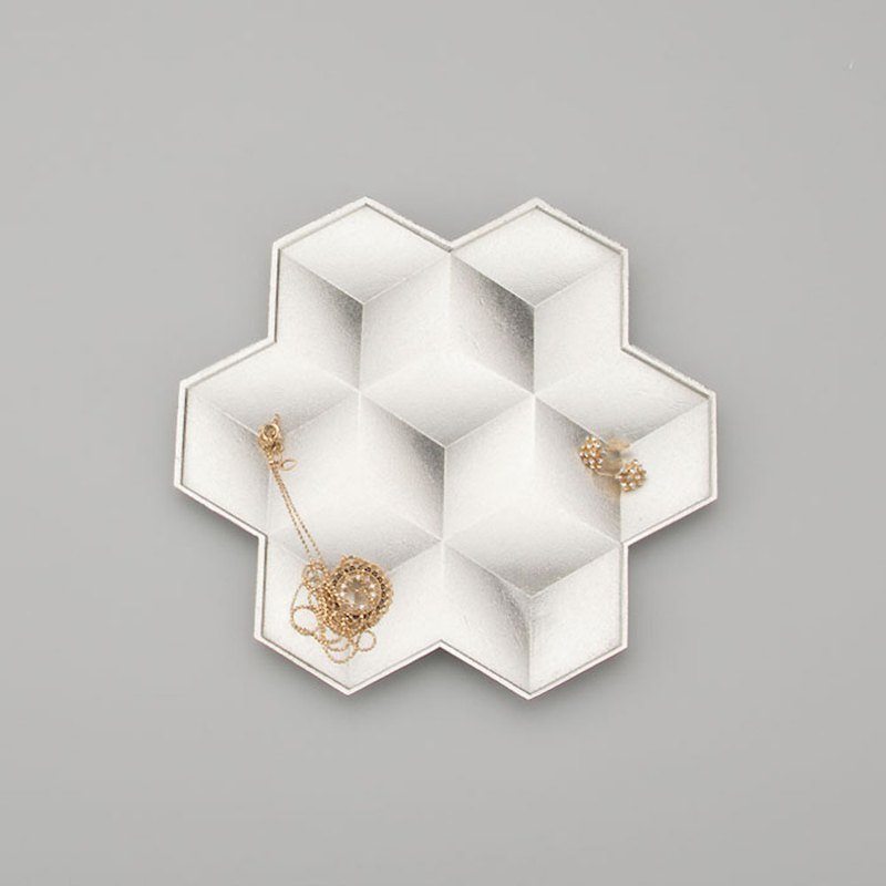 日本 能作 純錫盤_雪花(L)