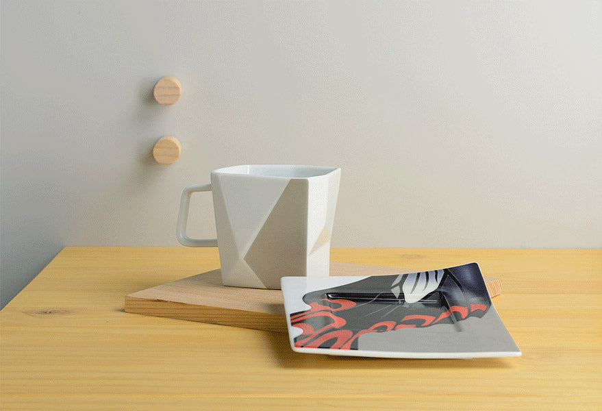 集瓷 cocera 蝶羽．蝶語 – 咖啡杯盤組