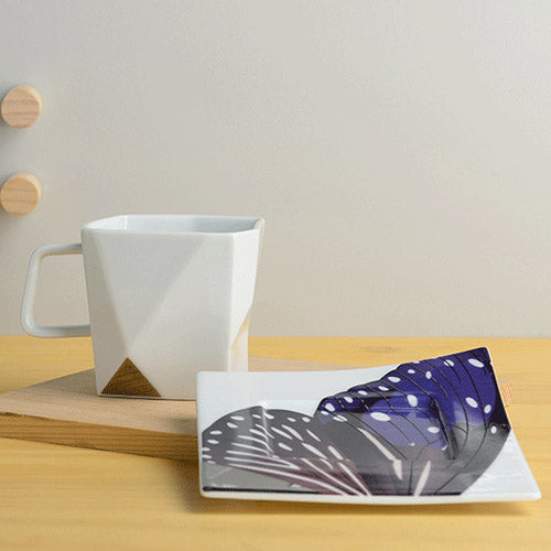 集瓷 cocera 蝶羽．蝶語 – 咖啡杯盤組