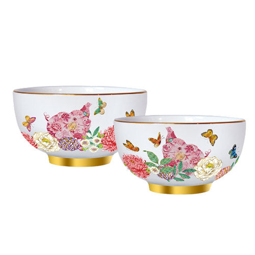 TALES 神話言 金豬對杯 富貴迎春．福祿蝶升 (2入)