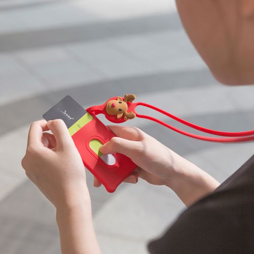 Bone 頸掛繩卡套 Lanyard CardTie-企鵝小丸