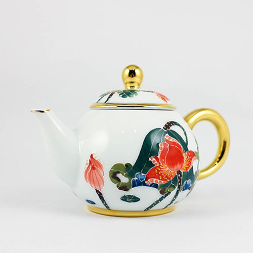 辰鼎窯 和氣生財如意壺