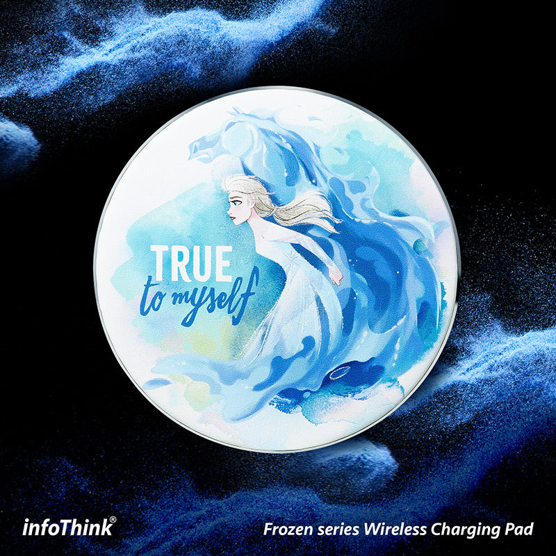 InfoThink 冰雪奇緣2 艾莎無線充電座