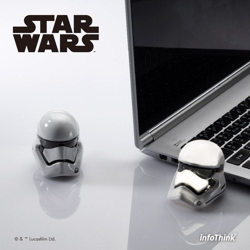 InfoThink STARWARS 星際大戰 白兵夜燈 (內建32GB儲存功能)