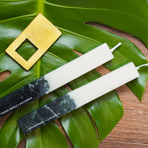 點睛設計 DOTdesign 岩石蠟燭2入裝-白茶香氣(含金屬片)