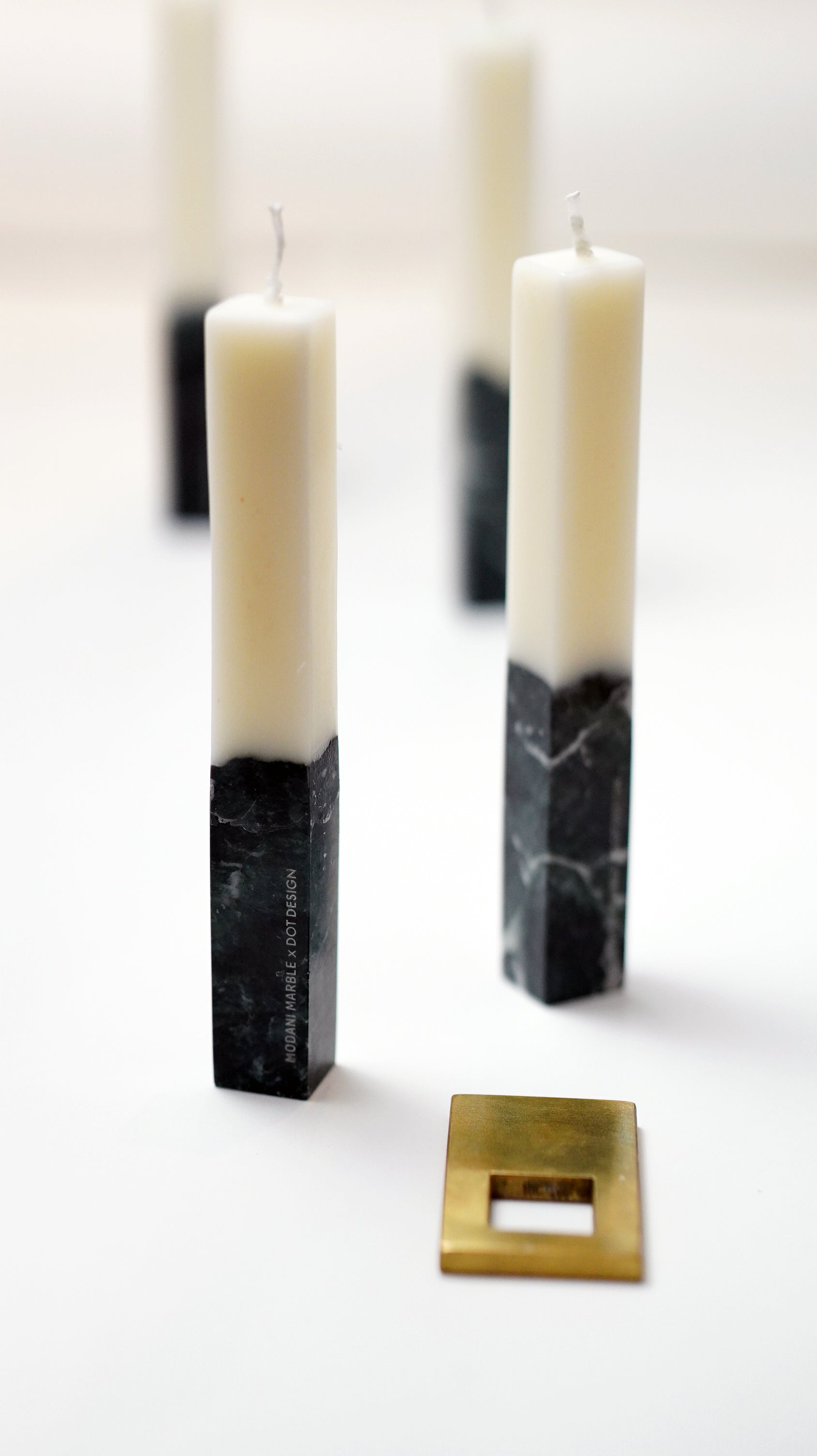 點睛設計 DOTdesign 岩石蠟燭2入裝-白茶香氣(含金屬片)