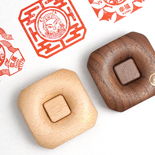 點睛設計 DOTdesign 木沐 MUKKI系列豆干印章-山毛櫸三太子