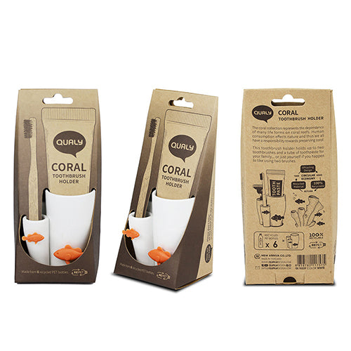 泰國 Qualy 小丑魚盥洗牙刷架組