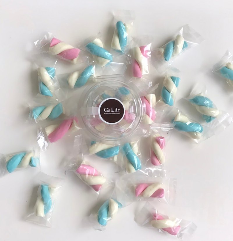 【甜美防護】G's Life 甜蜜香氛─棉花糖隨身洗手皂糖果罐