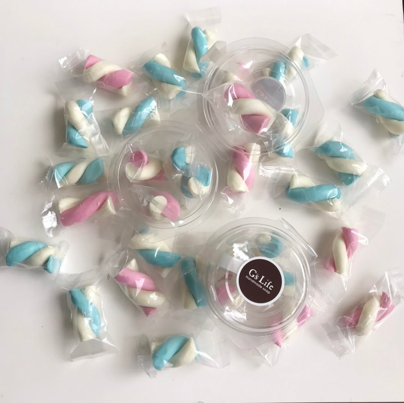 【甜美防護】G's Life 甜蜜香氛─棉花糖隨身洗手皂糖果罐